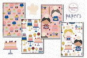 Lets Bake paper set, a Pattern Graphic by Poppymoondesign (Thumbnail 2 of 3)