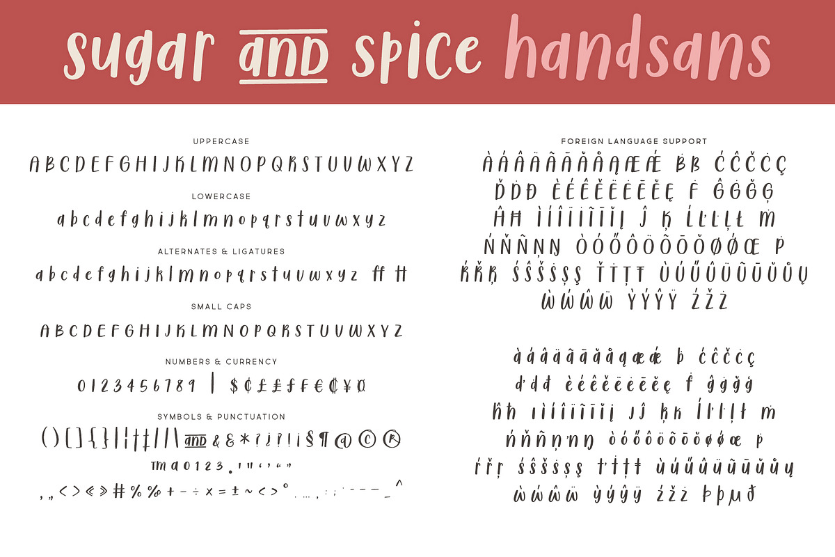 Sugar & Spice Font Duo preview 4