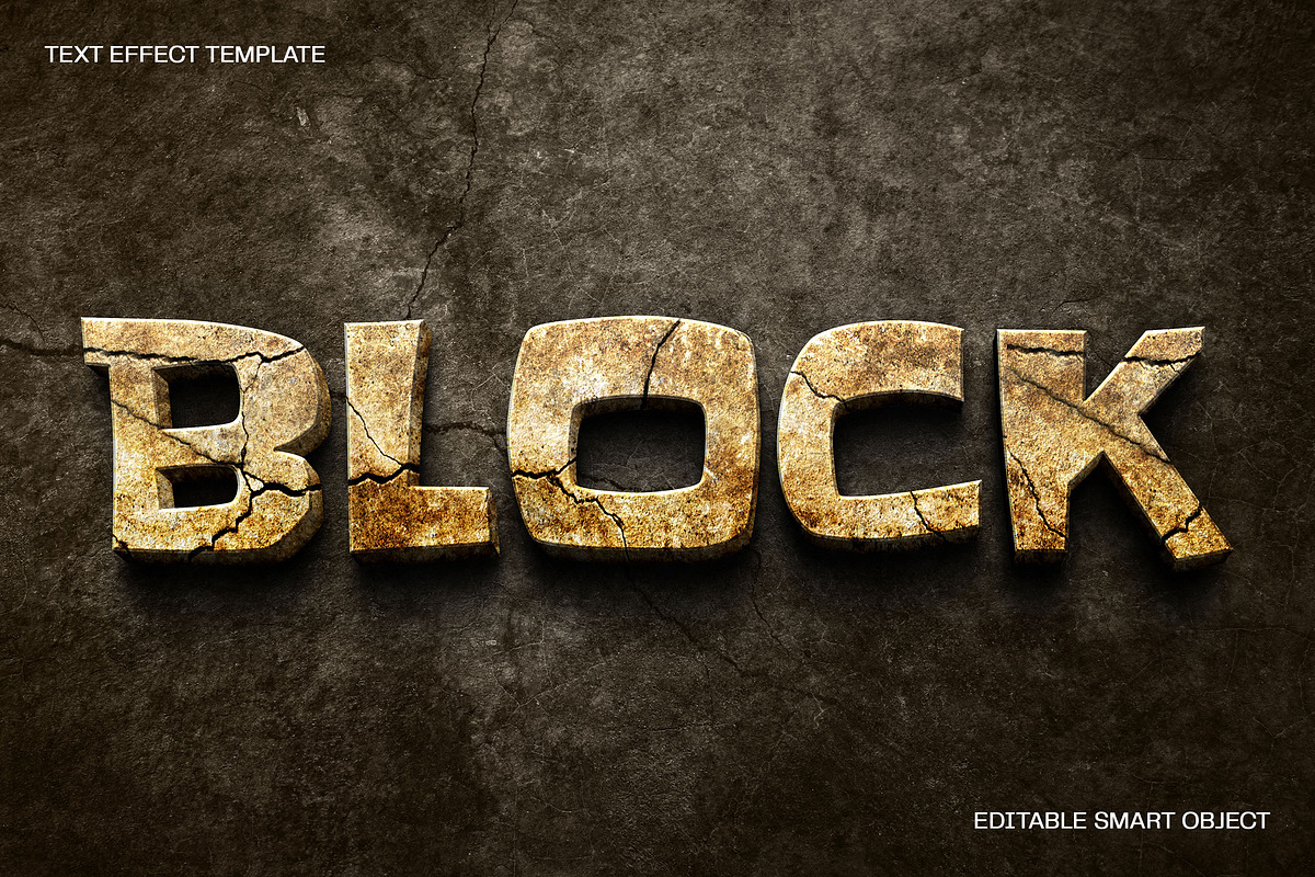 Concrete Text Effect, a Layer Style Add-On by dokudokunomi (Photo 1 of 4)