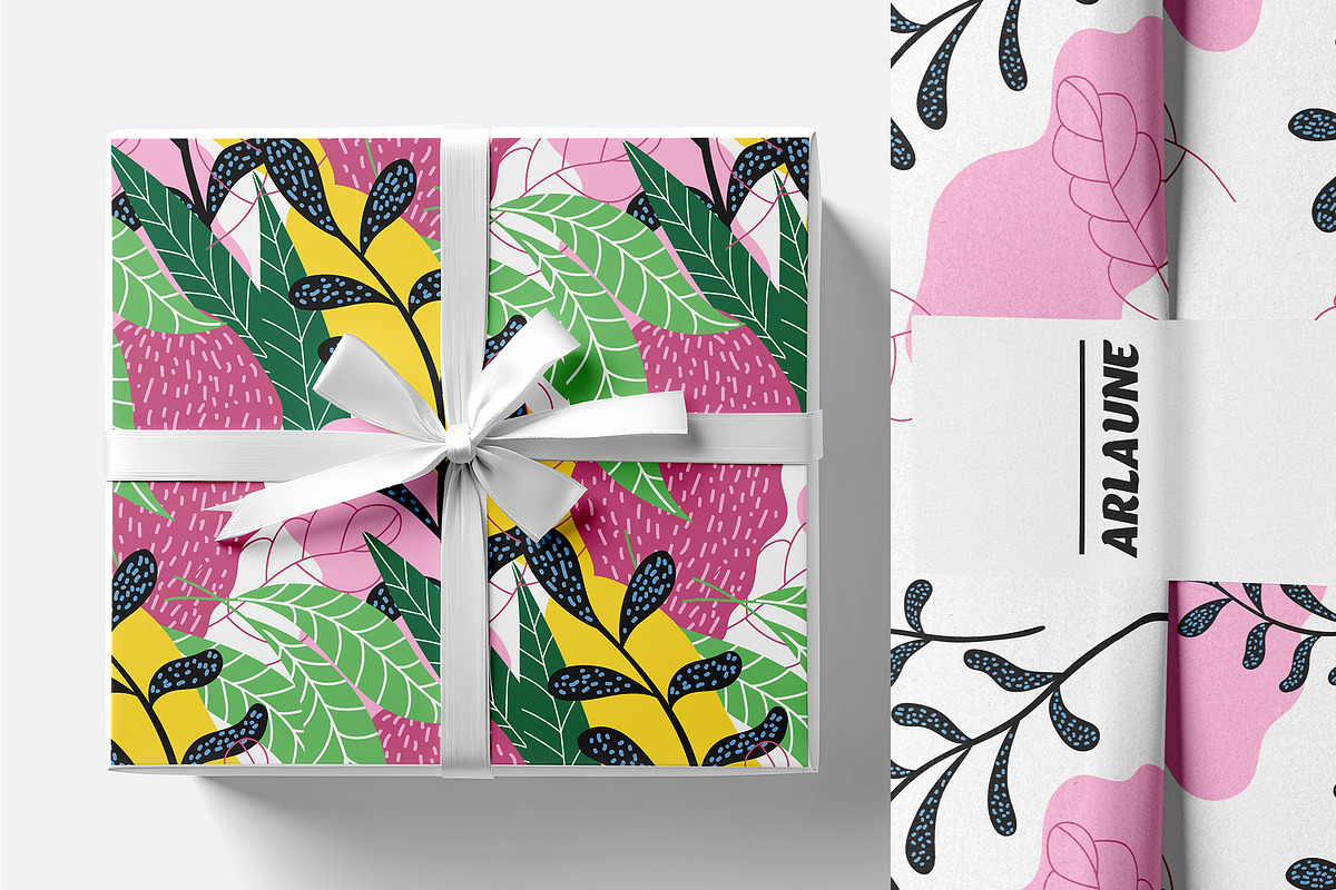 Abstract Botanical Scandinavian Set, a Pattern Graphic by Asya Melkonyan Patterns (Photo 9 of 12)