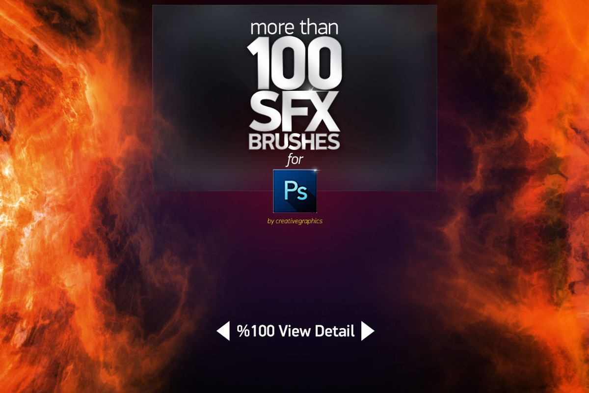 +100 PS SFX BRUSHES, a Brush Add-On by Creative Graphics (Photo 6 of 6)