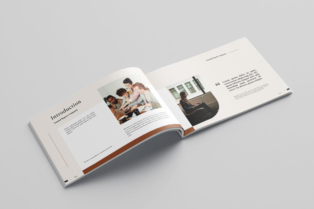 Annual Report Vol.43, a Brochure Template by Bewalrus Studio (Photo 5 of 11)