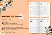 Habit Tracker Hourly Kdp Interior, a Stationery Template by Hurairagraphics (Thumbnail 3 of 4)