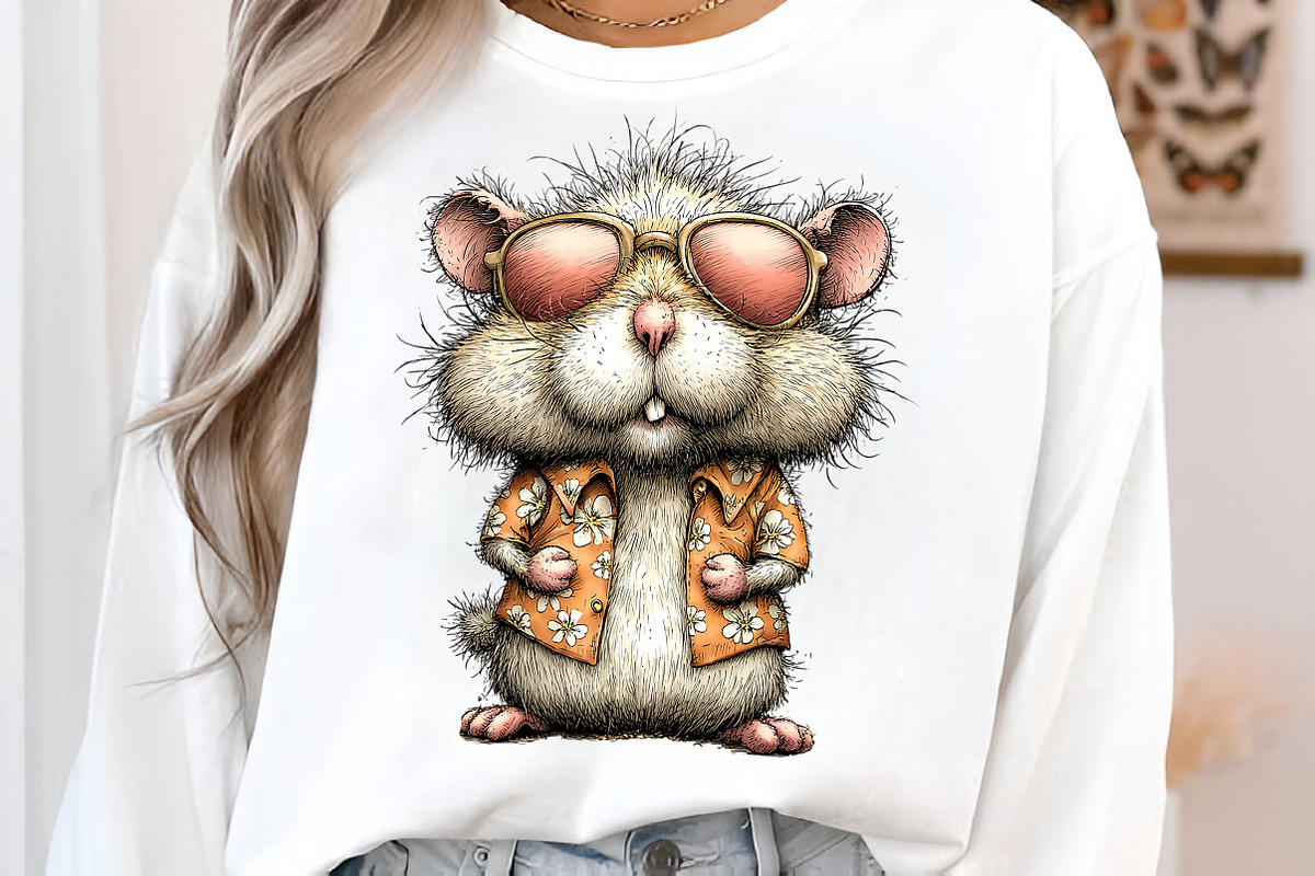 Whimsical Beach Animals Clipart, an Illustration by SinaCreation (Photo 2 of 3)
