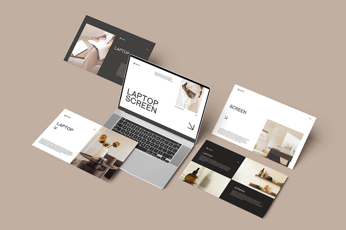 Laptop Screen Mockup, a Mac Mockup by SimpangGraphics (Photo 5 of 5)