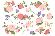 Wildflower Clipart & Vectors, an Illustration by Amanda Ilkov (Thumbnail 2 of 3)