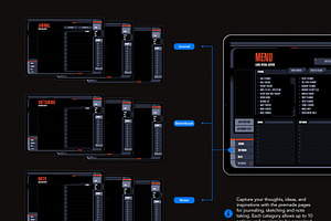 Life LCARS Undated Digital Planner