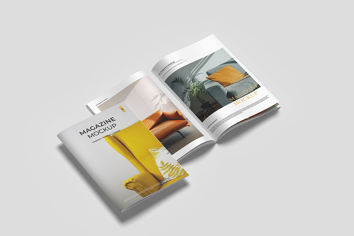 A4 Magazine Mockup, a Books & Magazine Mockup by Graphicbars (Photo 8 of 16)