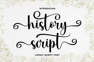 History Script, a Script Font by Rotterlab Studio