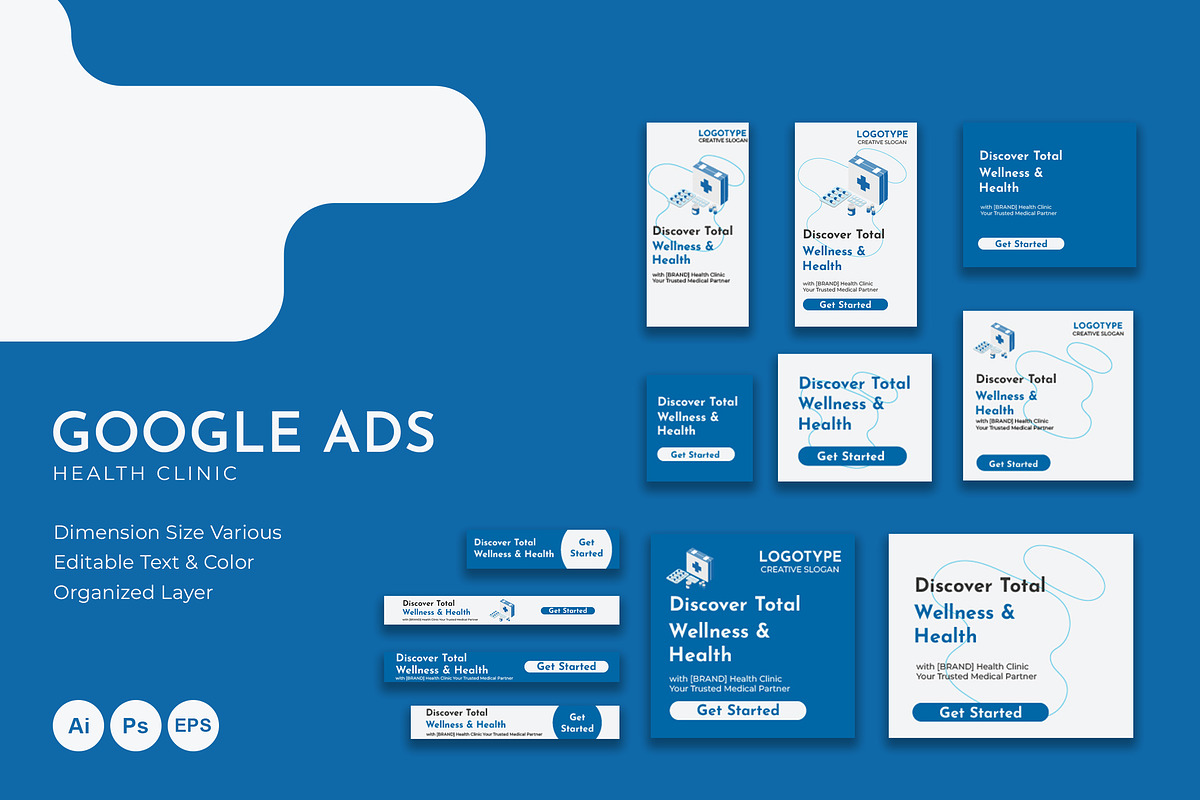 Health Clinic - Google Ads, a Design Template by VUNIRA (Photo 1 of 3)