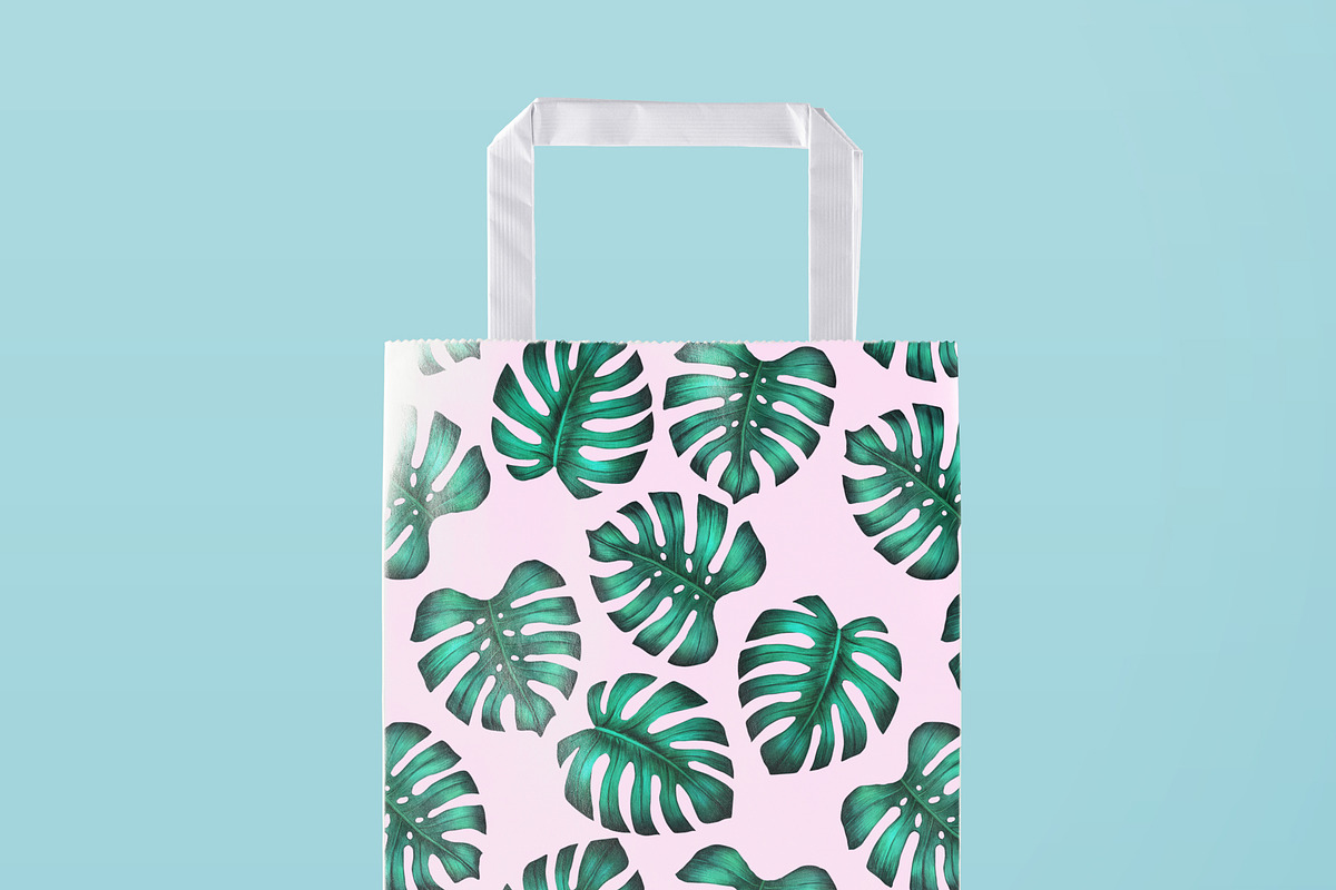 Monstera seamless patterns, a Pattern Graphic by ARTVracovska (Photo 3 of 6)