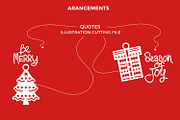 Christmas Bulbs Cutting File SVG, an Illustration by defarmerdesign (Thumbnail 4 of 5)