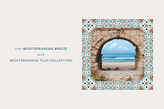 Mediterranean tiles vector patterns, a Pattern Graphic by Katerina.Sea.Digital (Thumbnail 3 of 7)
