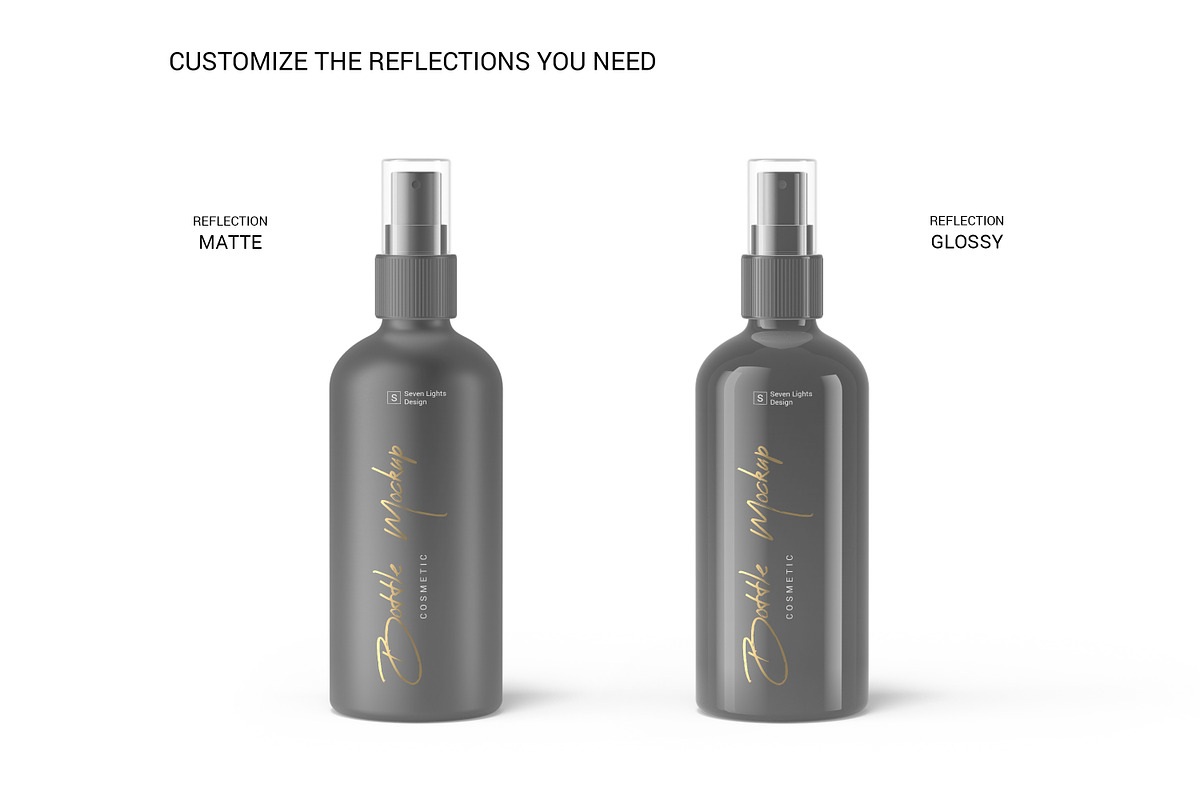 Cosmetic Bottle Mockup #4, a Cups & Container Mockup by Seven Lights (Photo 7 of 9)