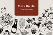 Menu Design Vector illustrations, a Graphic by Ekaproeka (Thumbnail 8 of 14)