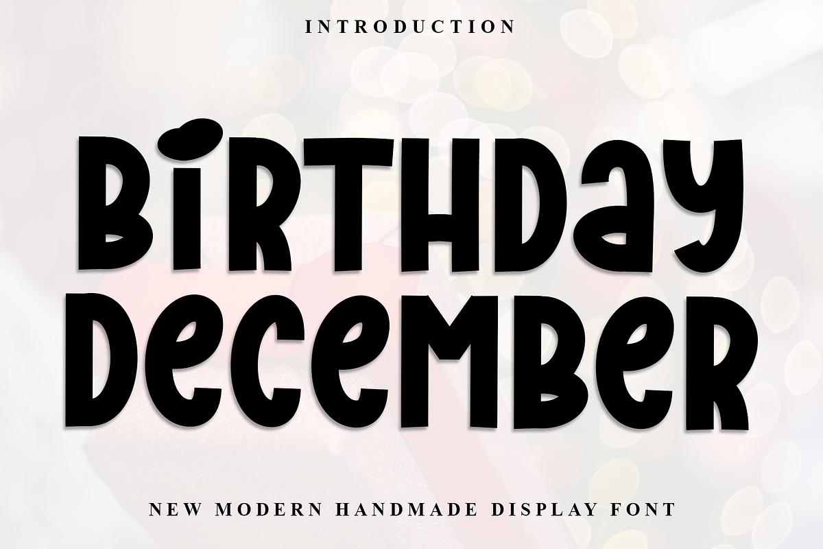 Birthday December, a Sans Serif Font by FreshTypeINK (Photo 6 of 8)