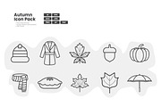 Autumn Icon Pack, an Outline Icon by erifqizeicon (Thumbnail 1 of 3)