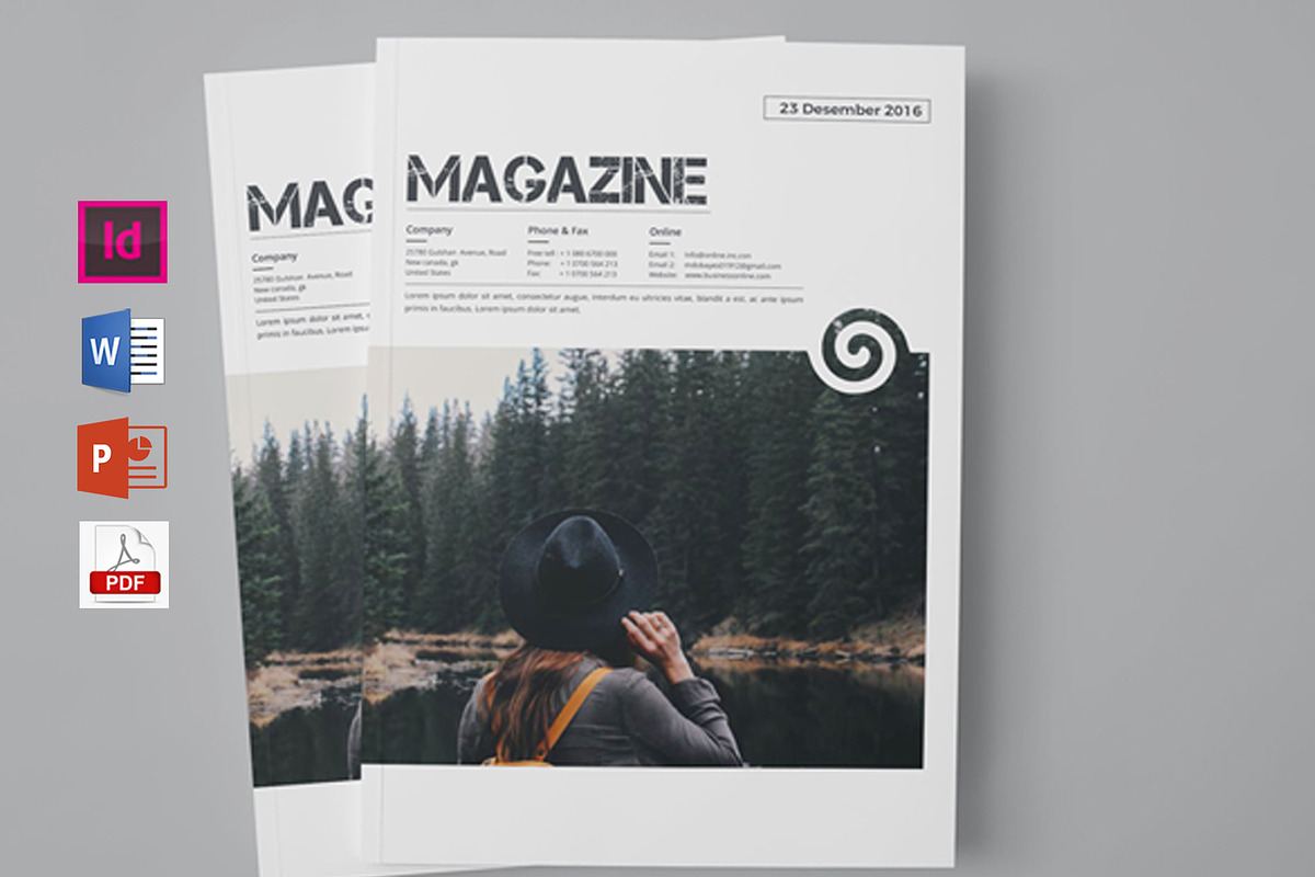 Travel Magazine Template, a Magazine Template by obidullah_01 (Photo 1 of 11)