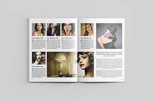 Fashion Magazine Template-V434