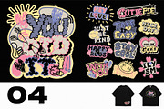 Love Typography Sticker Pack Vol.1, a Graphic by 159room.studio (Thumbnail 5 of 6)