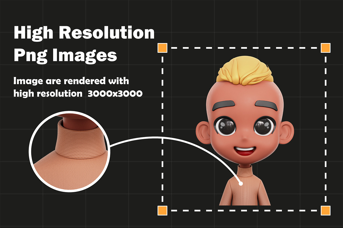 Stylized 3D Avatar Set, a Characters & Person 3D Model by Kentung 3D (Photo 2 of 6)