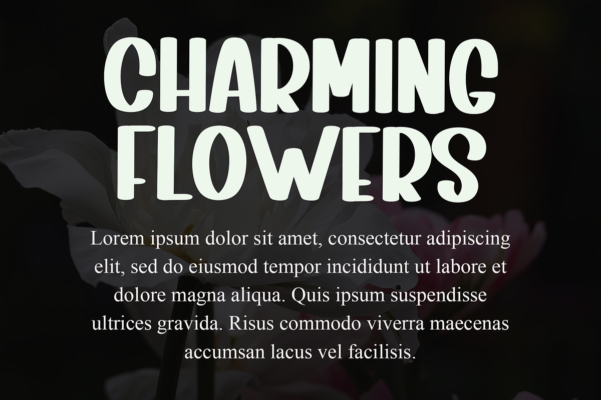Simply Charming, a Sans Serif Font by FreshTypeINK (Photo 7 of 8)
