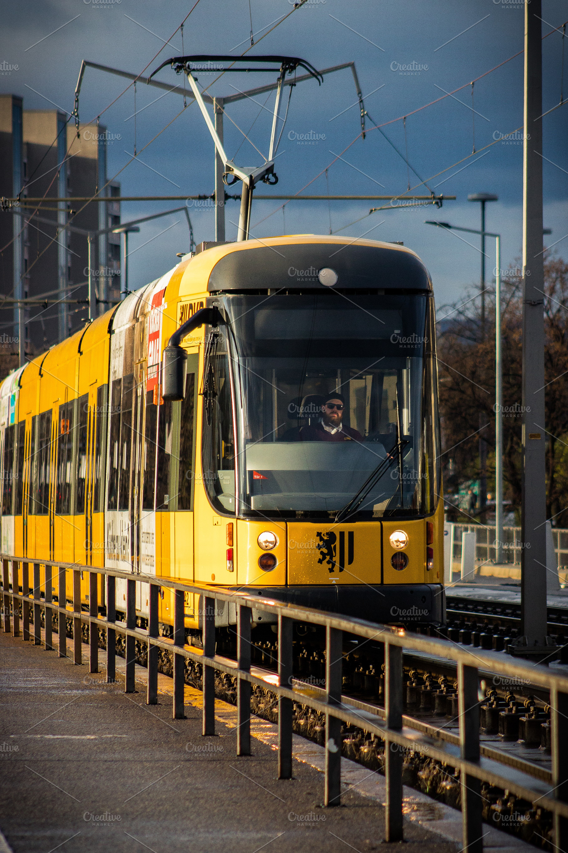Tram in Dresden, a Transportation Photo by jakub_kopecky