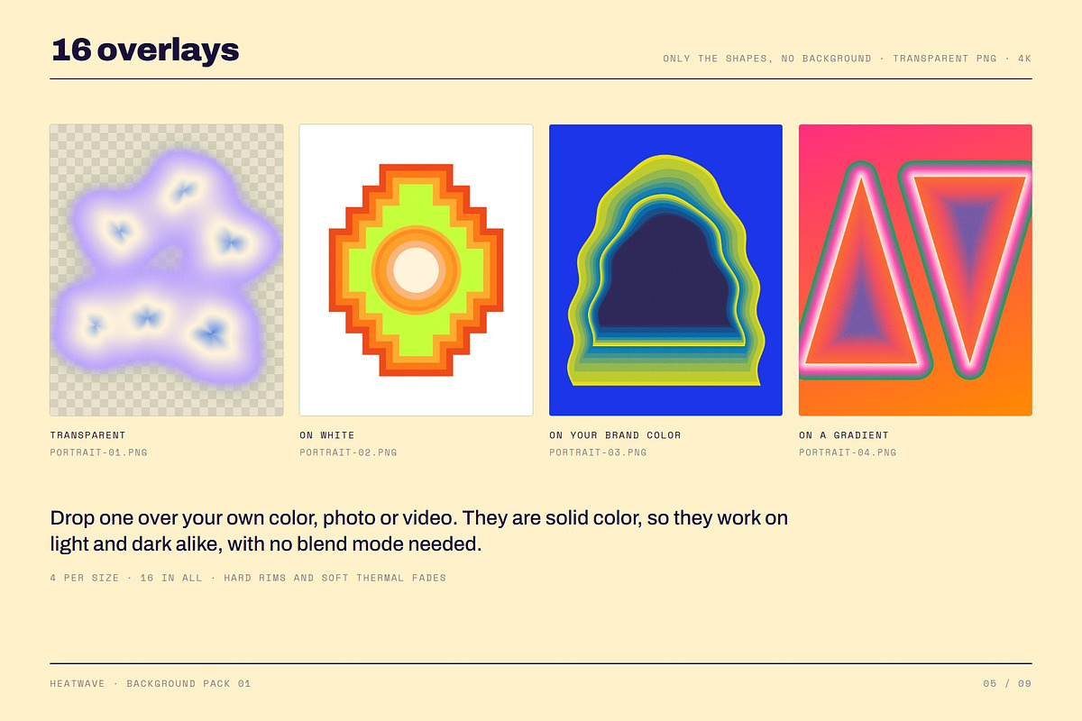 Heatwave Heat Map Gradients & Loops, a Background Graphic by Studio Kenzo (Photo 5 of 10)