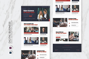 Digital Business Email Newsletter