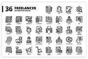 3,600 Icons x3 Styles, an Outline Icon by monkik (Thumbnail 143 of 299)