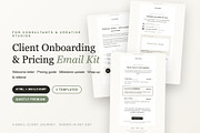 Client Onboarding Email Kit, an Email Template by Art Club (Thumbnail 1 of 5)