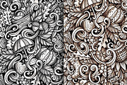 Autumn Graphics Doodles Patterns, a Decorative Illustration by BALABOLKA (Thumbnail 3 of 6)