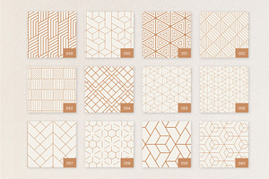 80 Geometric Seamless Patterns.