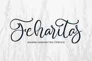 Feharitas, a Script Font by pineungtype (Thumbnail 1 of 8)