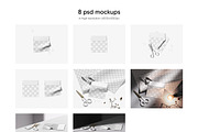 Fabric Swatches Mockup, a Packaging Mockup by WebAndCat (Thumbnail 2 of 12)