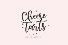 Cheese Tarts cyrillic font