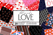 All you need is Love - SALE, a Pattern Graphic by MSNTY STUDIOX (Thumbnail 1 of 18)