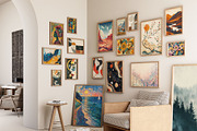 Eclectic Wall Art. Posters., a Background Graphic by Designwork (Thumbnail 6 of 9)