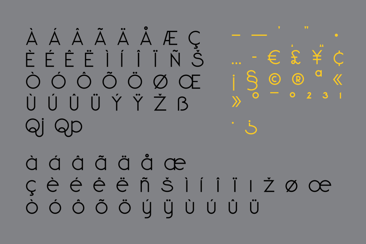 Idealistica Geometric Sans Serif, a Sans Serif Font by ashenterprise (Photo 4 of 8)