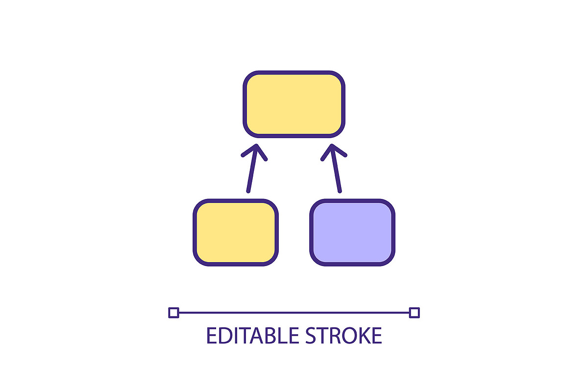 Bundling objects together RGB color, an Icon by IMG Visuals