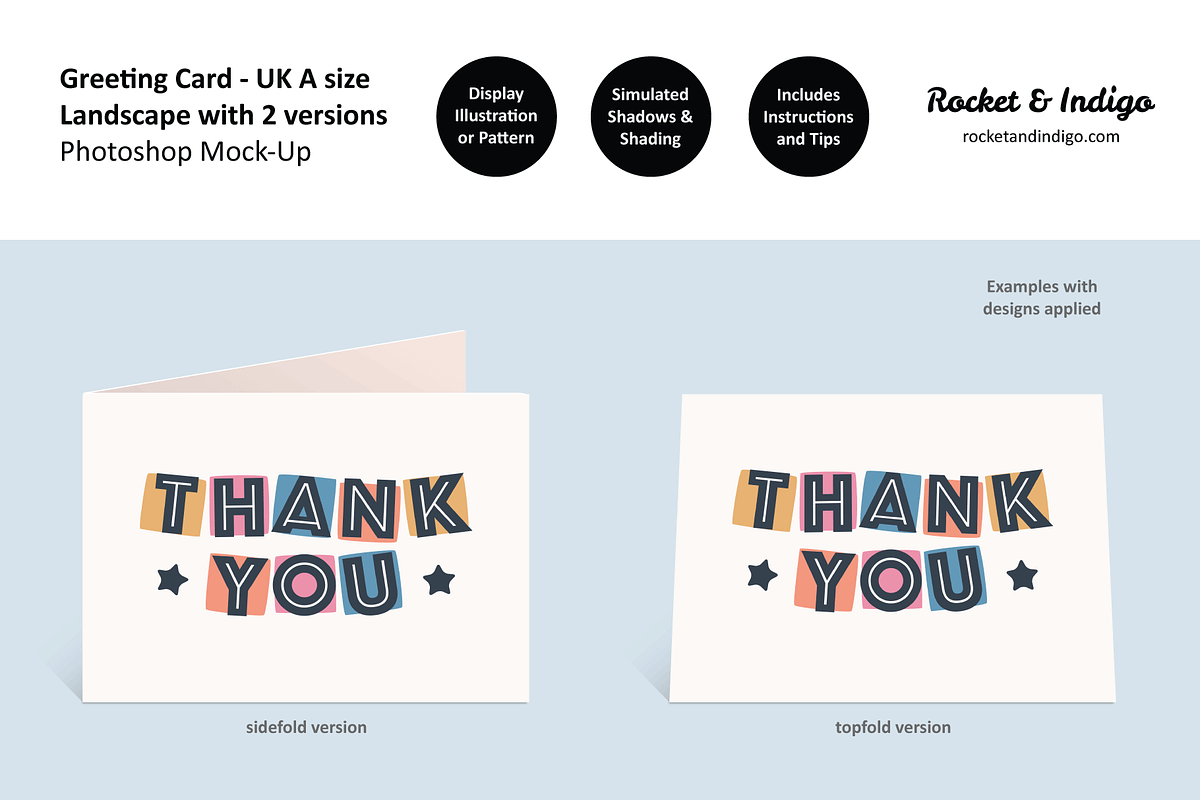 UKA Greeting Card Photoshop Mockup 5, a Product Mockup by Rocket & Indigo (Photo 1 of 8)