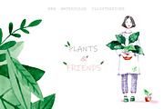 Plants & Friends, a Decorative Illustration by Knysh Ksenya (Thumbnail 1 of 11)