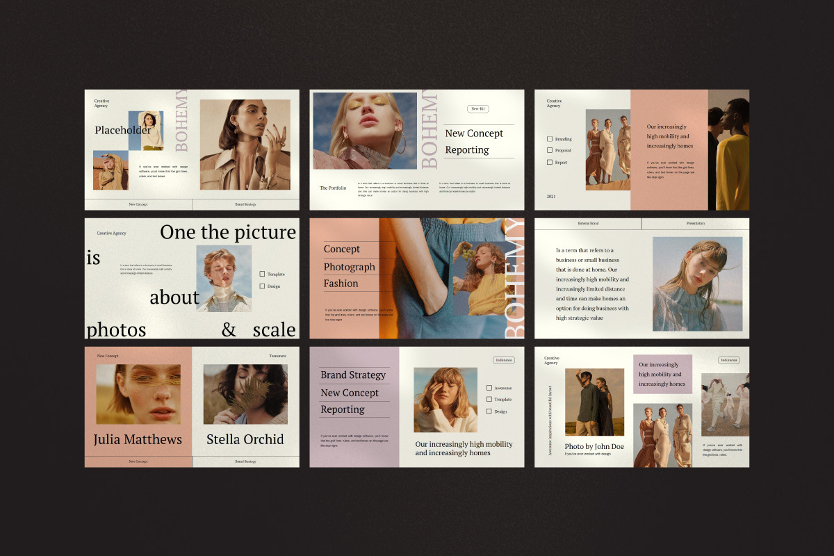 BOHEMY - Brand  Google Slide, a Presentation Template by Dirtytemp Studio (Photo 10 of 12)