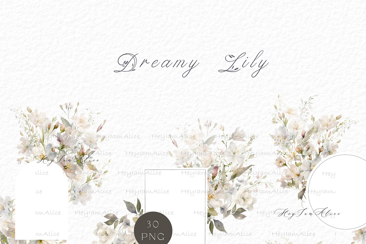 Dreamy Lily, a Decorative Illustration by heyiamalice (Photo 5 of 9)