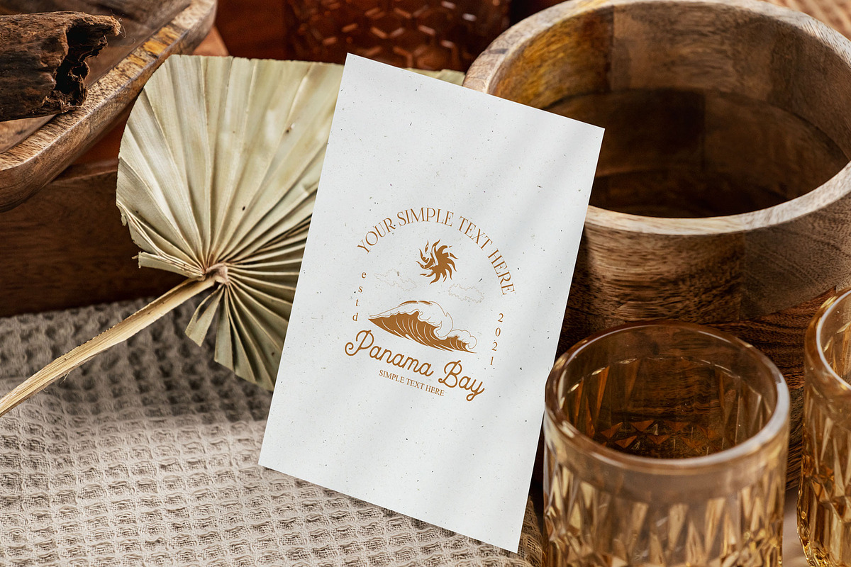 Aloha Boho logotype, a Branding & Logo Template by Mio Buono (Photo 4 of 14)