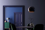 Mockup poster with a dining table, a Print Template by FilL239 (Thumbnail 15 of 18)