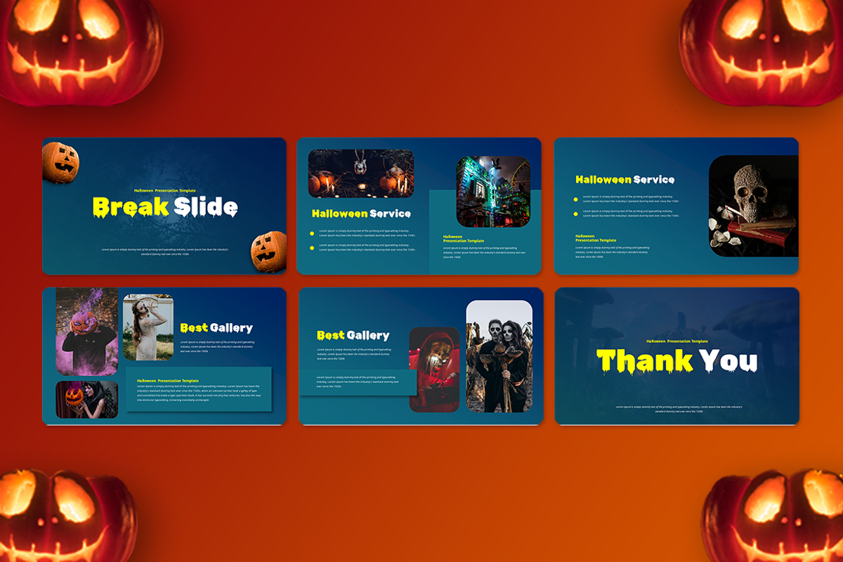 Halloween Scary - PowerPoint, a Presentation Template by QR Design Studio (Photo 3 of 3)