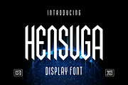 Hensuga, a Sans Serif Font by lelevien (Thumbnail 5 of 5)