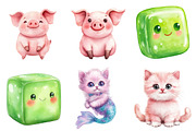 Kawaii in My Squishy Era Clipart, a Seasonal Illustration by CitraGraphics (Thumbnail 4 of 5)