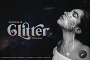 Procreate Glitter Toolbox: Brush Kit, a Brush Add-On by Delightful Design (Thumbnail 1 of 15)